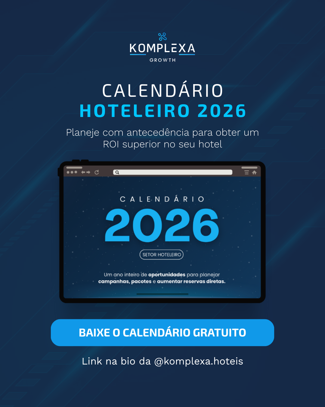 Calendário Hoteleiro 2026